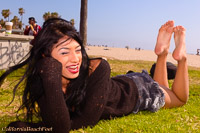 barefoot portrait